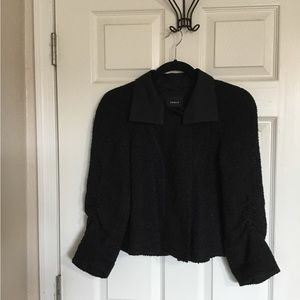 Akris black evening jacket size 6
